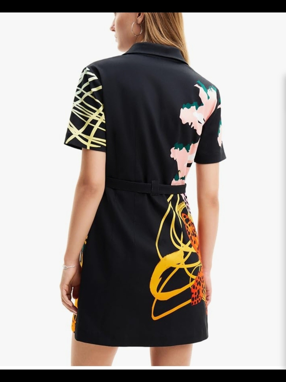 Desigual M. Christian Lacroix Short Orchid Shirt Dress - Picture 2 of 11